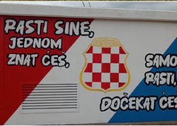 Mural u Stocu obnovljen unatoč provokacijama