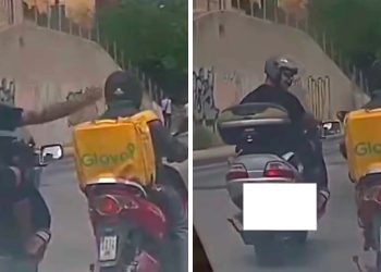 Snimka zgrozila javnost: Motorist se nasmijao nakon što je udario dostavljača Glovo