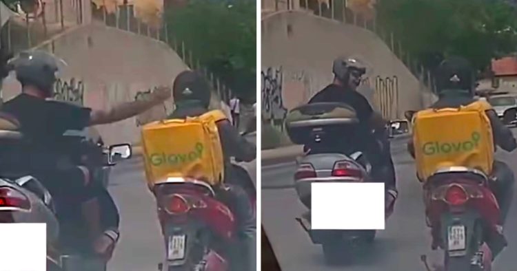 Snimka zgrozila javnost: Motorist se nasmijao nakon što je udario dostavljača Glovo
