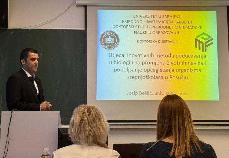 Profesor Josip Bešlić iz Posušja stekao titulu doktora znanosti