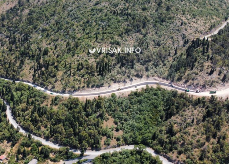 Asfaltira se cesta Čitluk – Mostar, pogledajte Kobilovaču iz zraka