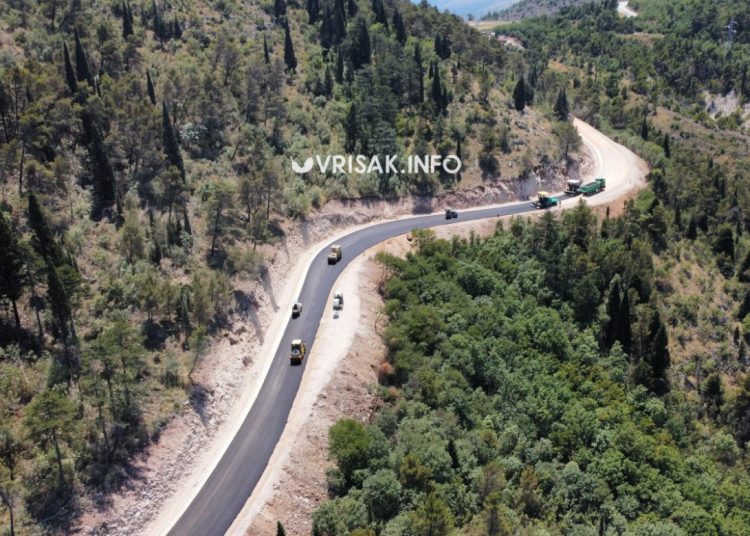 Asfaltira se cesta Čitluk – Mostar, pogledajte Kobilovaču iz zraka