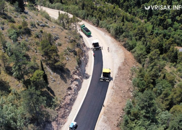 Asfaltira se cesta Čitluk – Mostar, pogledajte Kobilovaču iz zraka