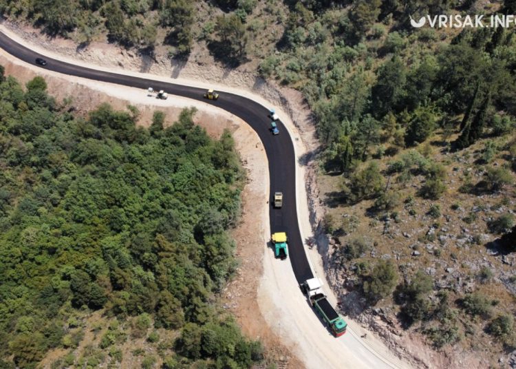 Asfaltira se cesta Čitluk – Mostar, pogledajte Kobilovaču iz zraka