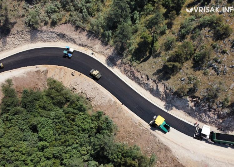 Asfaltira se cesta Čitluk – Mostar, pogledajte Kobilovaču iz zraka