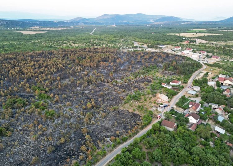 Pogledajte prizore Ljubuškog nakon velikog požara