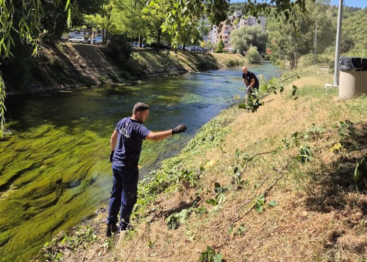 Široki Brijeg: Nastavljeno čišćenje korita rijeke Lištice