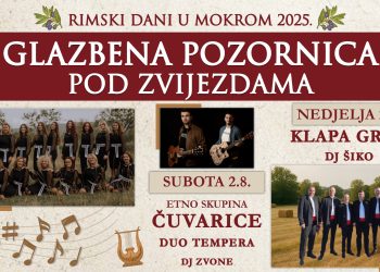 Rimski dani u Mokrom: Dvije glazbene večeri pod zvjezdanim nebom u Mokrom