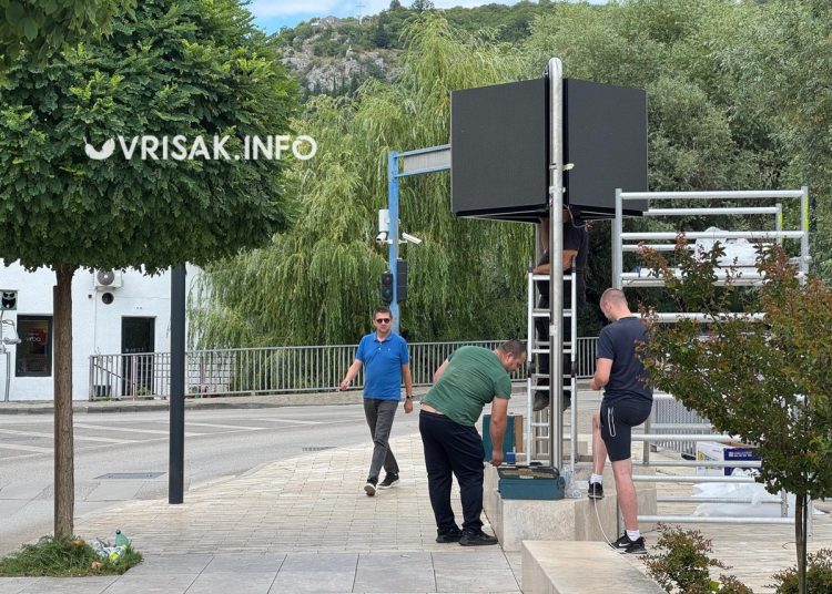 Postavljeni digitalni satovi u središtu Širokog Brijega