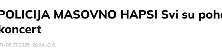 Srpski mediji raspisali se o Thompsonovu koncertu: Evo što su sve pisali