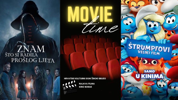 Široki Brijeg: U kino nam stižu fantastični „Štrumpfovi“ i „Znam što si radila prošlog ljeta“