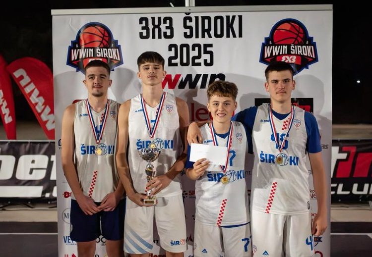 Završen juniorski turnir Streetball Široki Brijeg 2025!