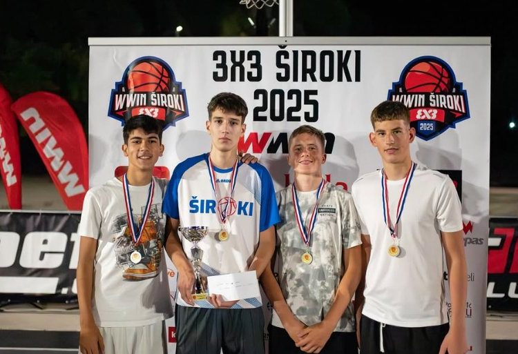 Završen juniorski turnir Streetball Široki Brijeg 2025!