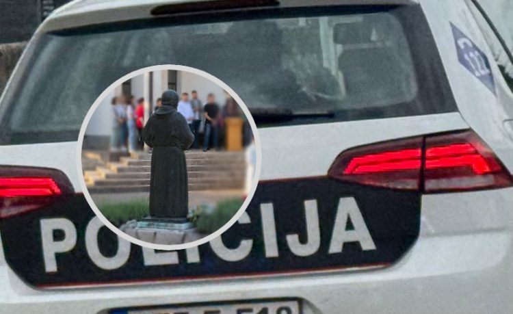 Ljubuški: Otuđen brončani kip sv. Leopolda Mandića iz dvorišta crkve