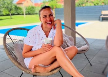 Glumica Marijana Mikulić uživa na odmoru u Širokom Brijegu