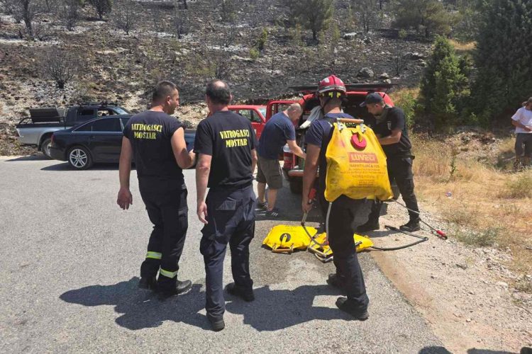 Mostarski vatrogasci: Hvala svim dobrim ljudima koji su bili tu s nama