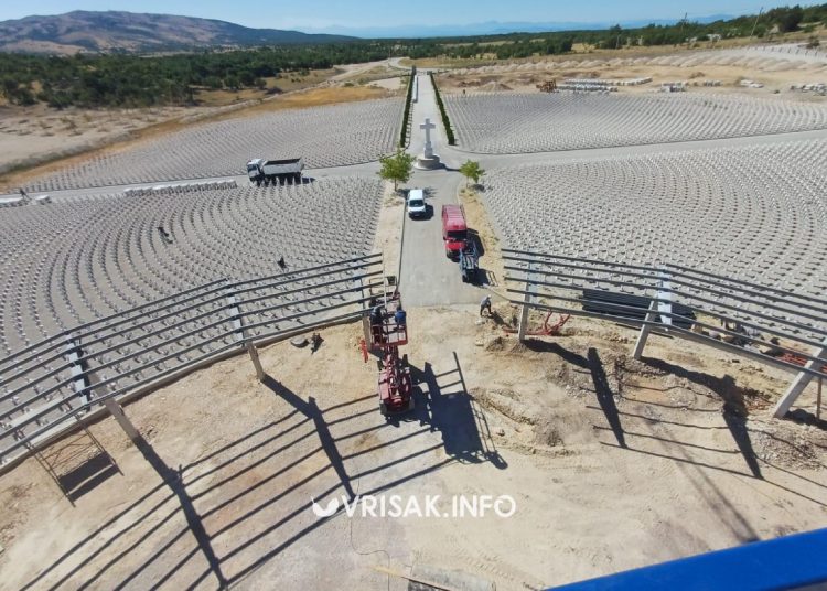 Natkriva se Groblje mira na Bilima, pogledajte kako napreduju radovi