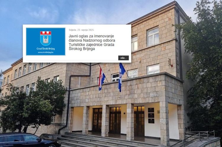 Široki Brijeg traži članove Nadzornog odbora Turističke zajednice