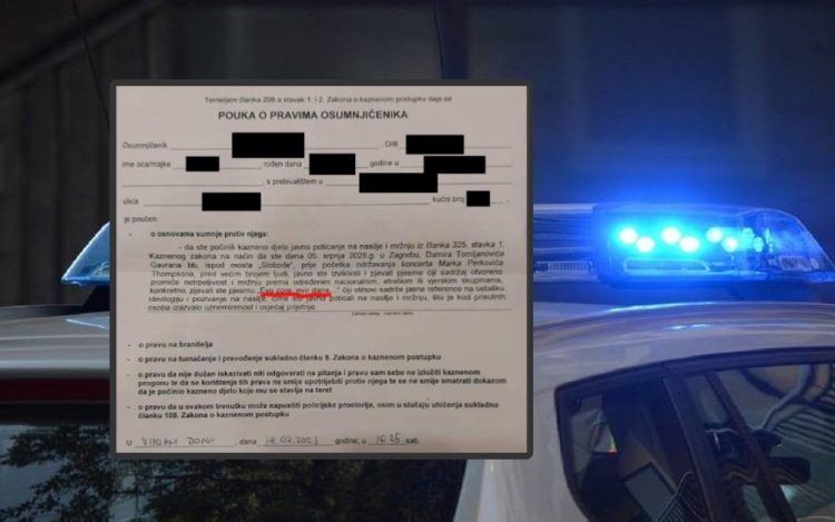 Širokobriježanin pjevao ”Evo zore, evo dana…”, sad ga istražuje policija
