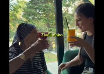 (VIDEO) Za dva mjeseca puni 100 godina, a sada je prvi put sjela u restoran