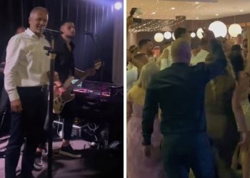 Thompson iznenadio mladence i zapjevao na svadbi