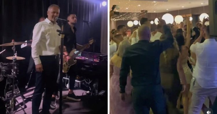 Thompson iznenadio mladence i zapjevao na svadbi