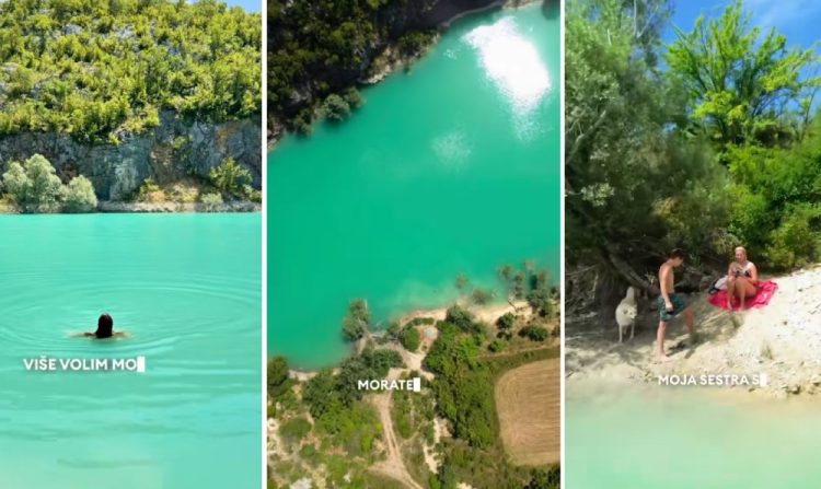 Viralni hit ljeta: Tirkizno jezero kod Stoca očaralo tisuće na TikToku