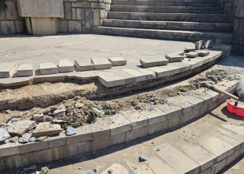 Široki Brijeg: Radovi na obnovi crkvenog dvorišta na Kočerinu