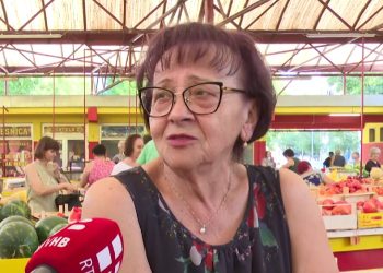Vrućine u Hercegovini stvaraju probleme prodavačima na mostarskoj tržnici