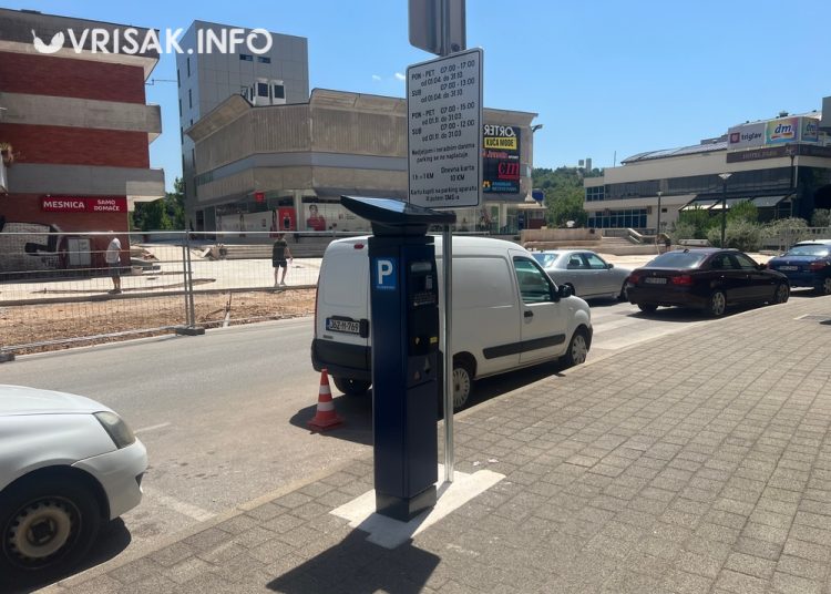 Prvi parking aparati u Širokom Brijegu – početak naplate još nepoznat