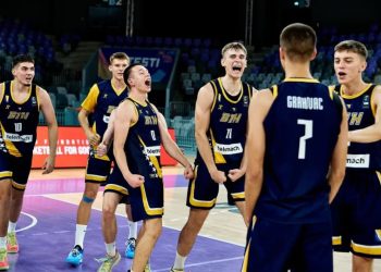 Igrač HKK Široki s juniorima BiH u četvrtfinalu Eurobasketa B divizije