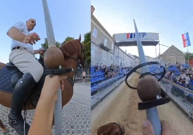 (VIDEO) Ispisana povijest Sinjske alke: Kamera na koplju