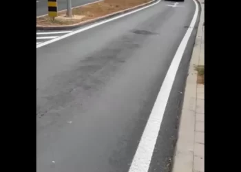 Mostar: Istopio se novi asfalt u Ulici Ante Starčevića