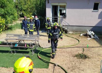 Mostar: Požar u obiteljskoj kući, zapalio se bojler