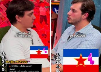 Srbi pitali AI koja zemlja bivše Juge ima najljepšu himnu, evo koji odgovor su dobili
