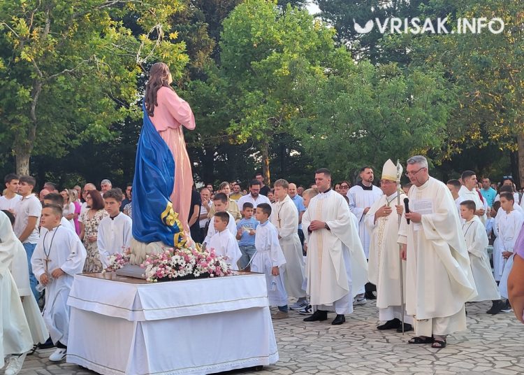 Široki Brijeg: Sedma večer devetnica Velikoj Gospi