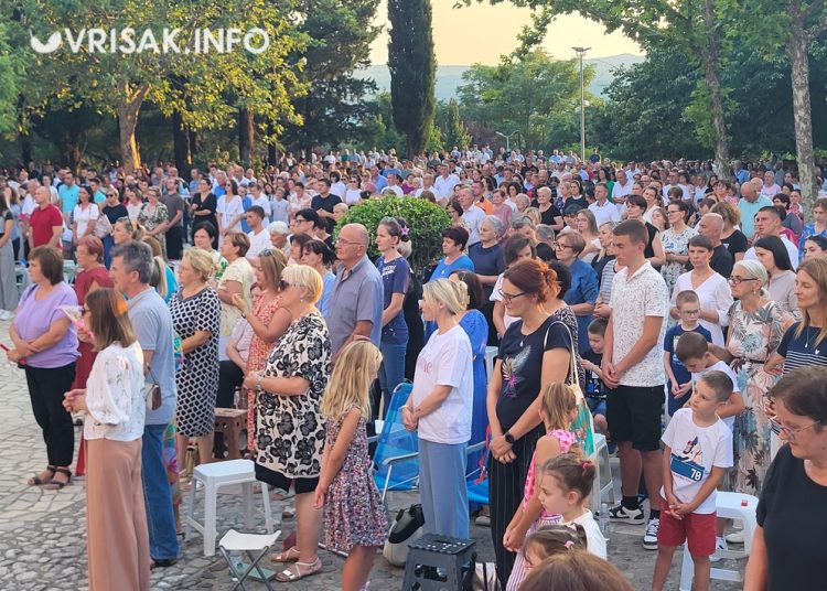 Široki Brijeg: Sedma večer devetnica Velikoj Gospi