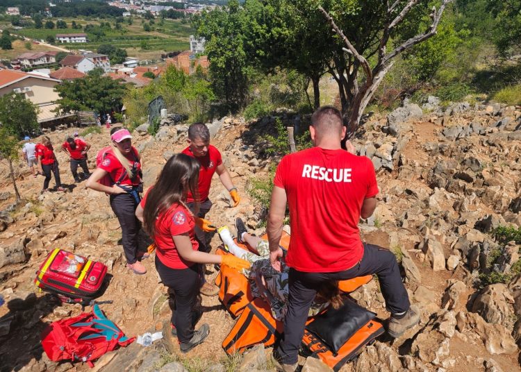 Dvije intervencije HGSS-a Čitluk – Međugorje na Križevcu i Brdu ukazanja