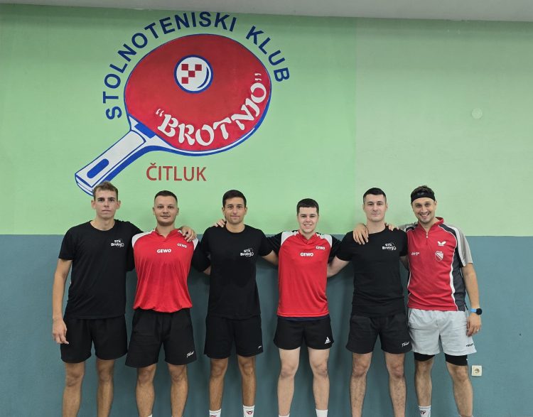 Reprezentacija BiH u stolnom tenisu odradila trening u Čitluku