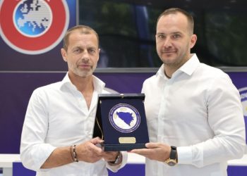Aleksander Čeferin stigao u Sarajevo, sastao se s Vicom Zeljkovićem