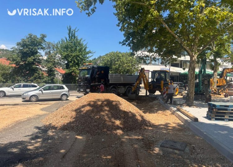 Radovi u središtu Širokog Brijega: Priprema se za asfaltiranje