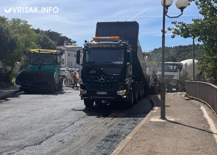 Široki Brijeg: Zbog asfaltiranja zatvorena za promet cesta u središtu grada