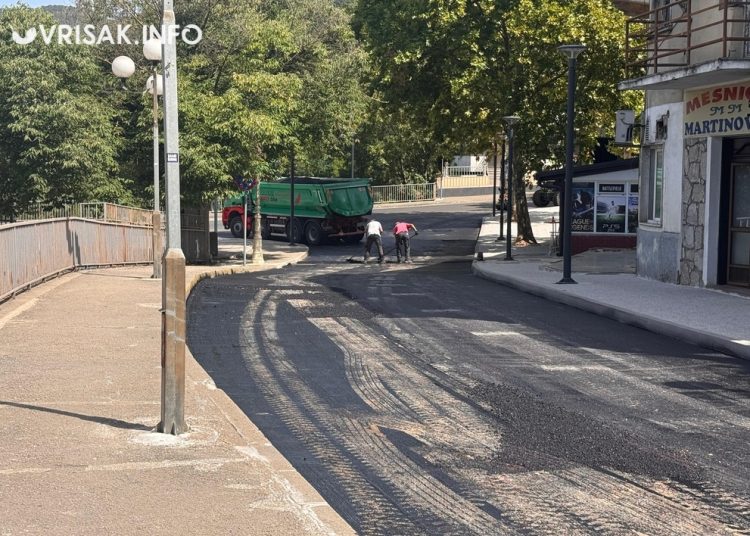 Široki Brijeg: Zbog asfaltiranja zatvorena za promet cesta u središtu grada