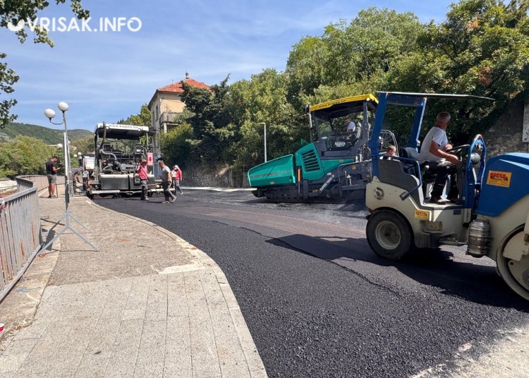 Široki Brijeg: Zbog asfaltiranja zatvorena za promet cesta u središtu grada
