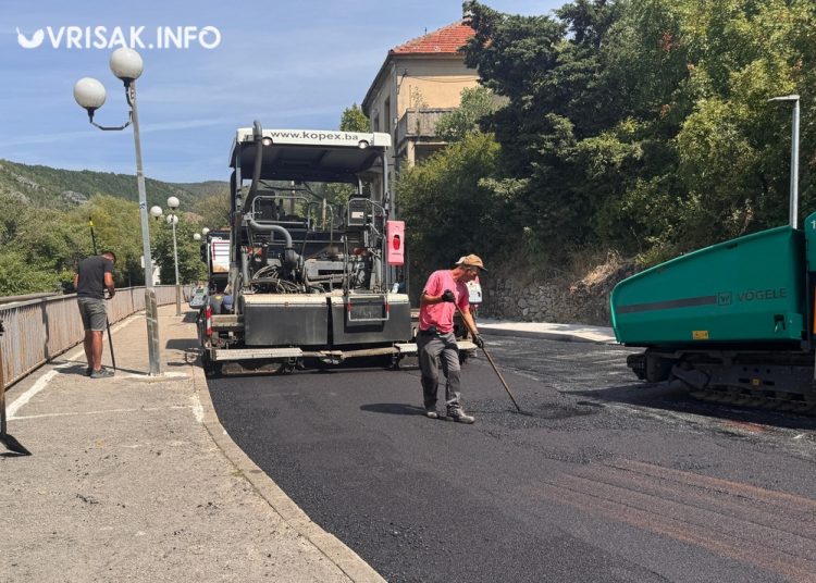 Široki Brijeg: Zbog asfaltiranja zatvorena za promet cesta u središtu grada