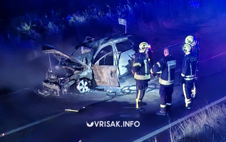 Požar zahvatio automobil u Širokom Brijegu