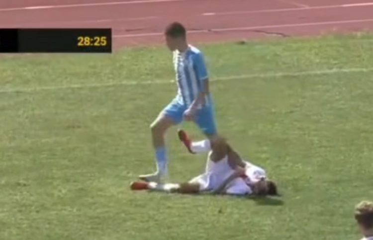 Incident na Brotnjo Cupu: Igrač Adriatica namjerno stao na nogu igraču Zrinjskog