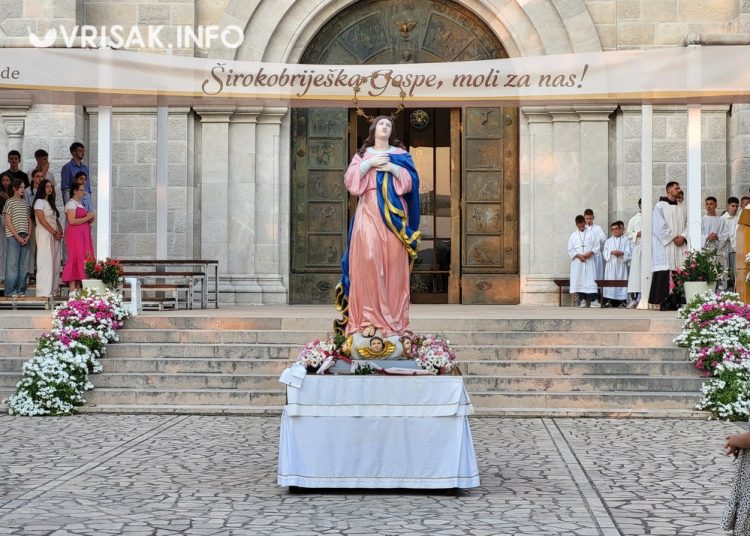 Izravni prijenos mise na blagdan Velike Gospe iz Širokog Brijega