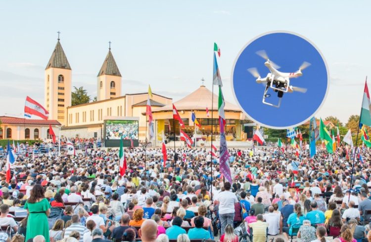 Na Mladifestu u Međugorju zabranjeno korištenje dronova
