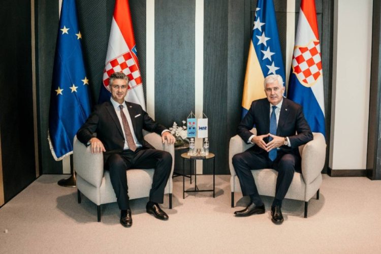 Plenković i Čović iz Mostara: Institucije BiH treba poštovati, cilj je EU